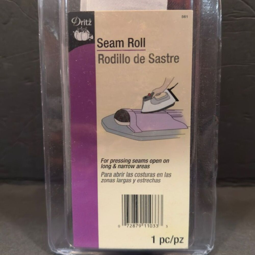 Dritz Steam Roll For Pressing Seams Open - 1Pc- 9x3"- New